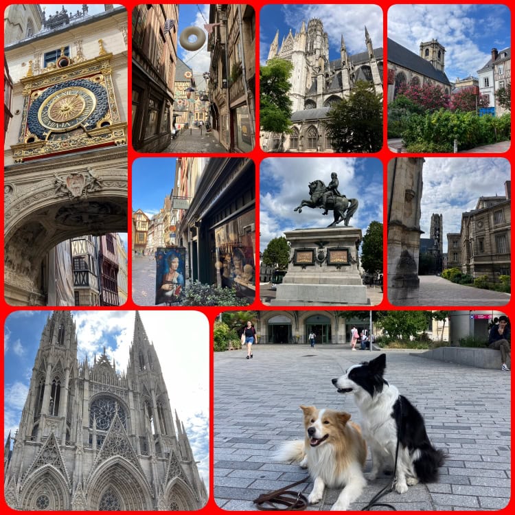 Rouen in Frankreich mit Hund – Sehenswürdigkeiten und Stadterkundung